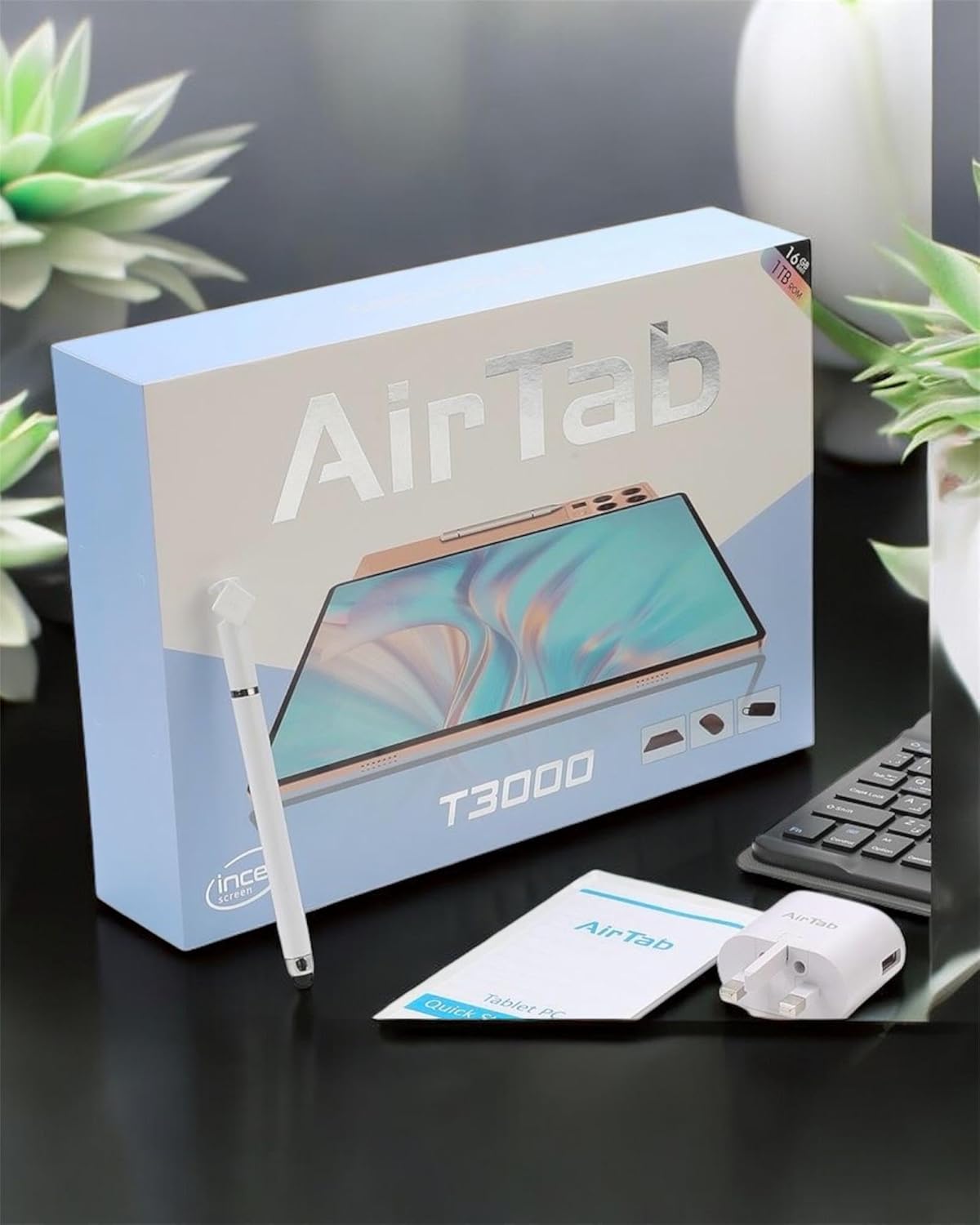 تابلت AirTab T3000 10.1" مزود بكيبورد وماوس وقلم ضمان 6 شهور + سماعة هدية – Image 5